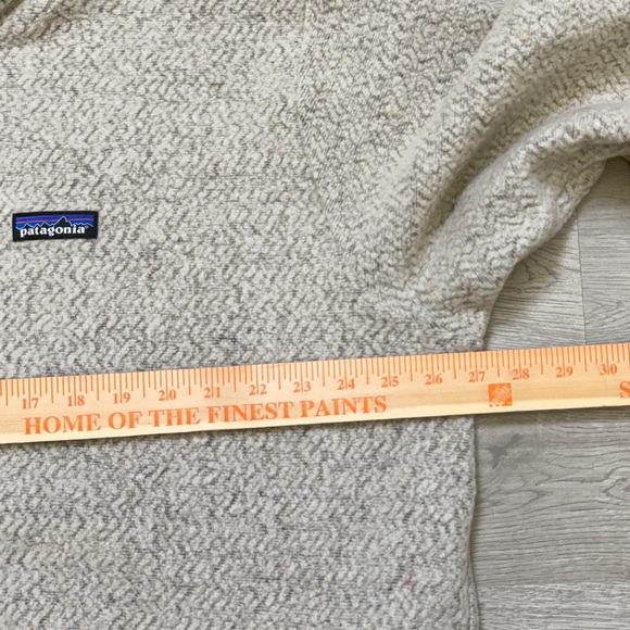 Patagonia Woolyester Fleece Jacket - Oatmeal Heather Men’s Size XXL - Picture 8 of 9